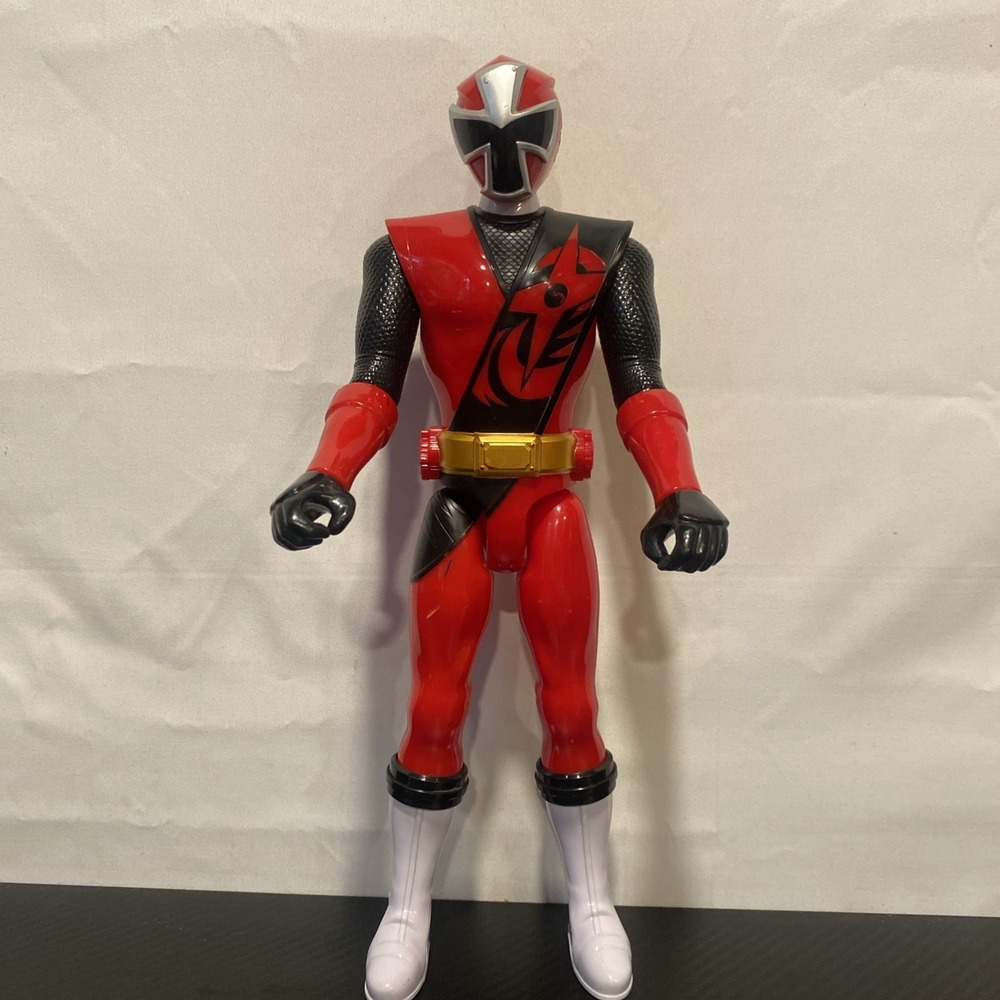 2018 Power Rangers Super Ninja Steel Red Ranger 12" Action Figure